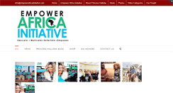 Desktop Screenshot of empowerafricainitiative.com