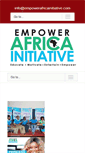 Mobile Screenshot of empowerafricainitiative.com