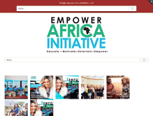 Tablet Screenshot of empowerafricainitiative.com